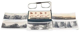 #157250) A set of twelve stereoscopic views in Yosemite National Park with folding stereoscope...