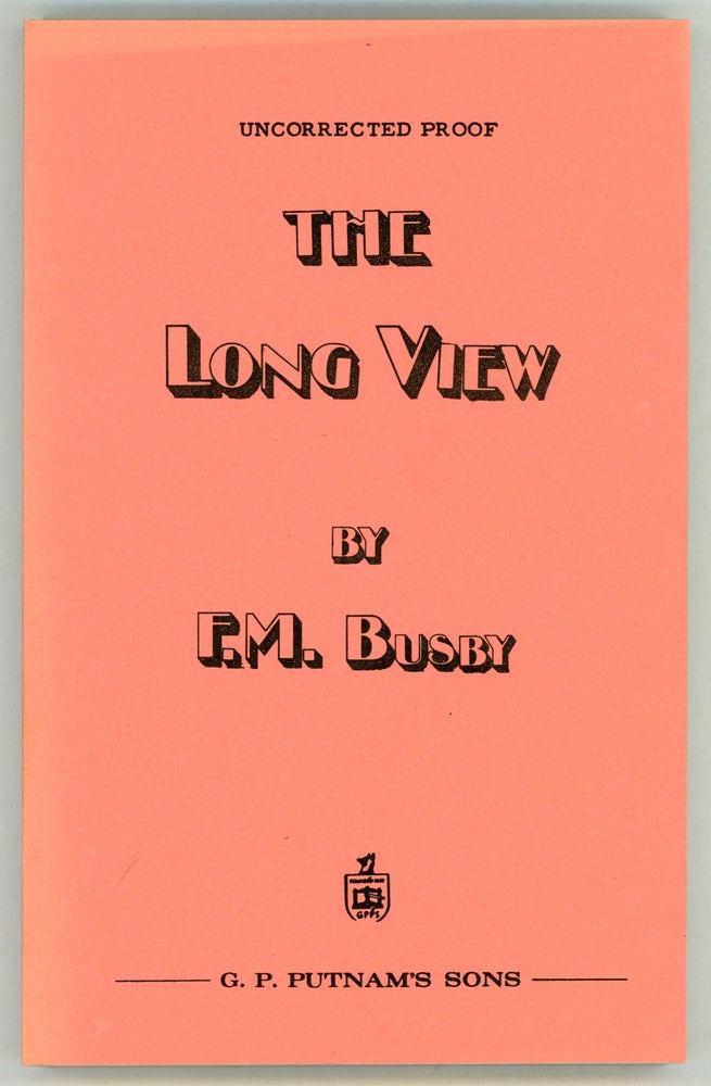 (#157395) THE LONG VIEW. Busby.