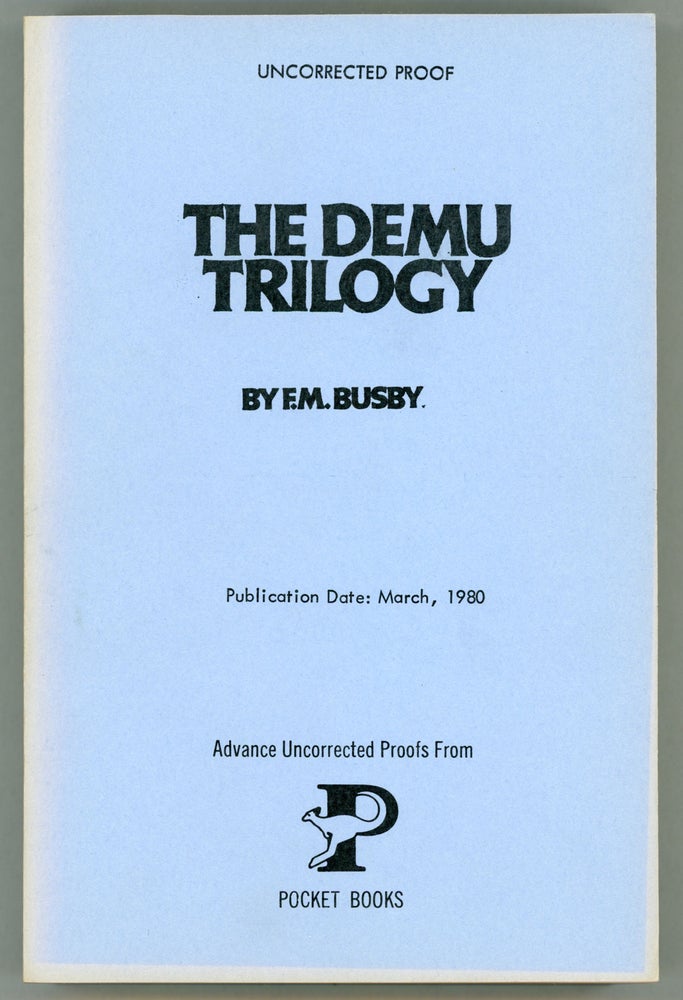 (#157398) THE DEMU TRILOGY. Busby.