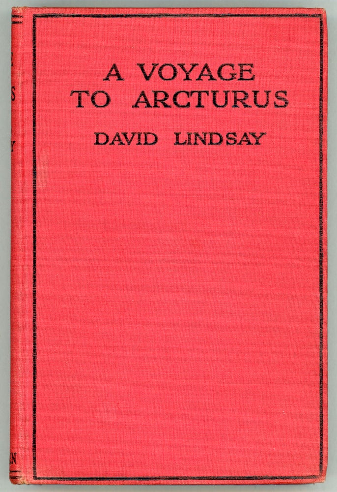 (#158678) A VOYAGE TO ARCTURUS. David Lindsay.