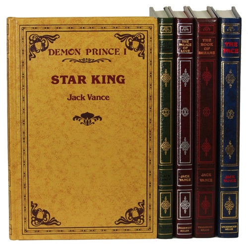 (#159516) THE DEMON PRINCE SERIES: THE STAR KING, THE KILLING MACHINE, THE PALACE OF LOVE, THE FACE and THE BOOK OF DREAMS. John Holbrook Vance, "Jack Vance."