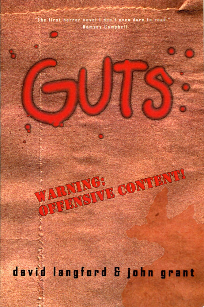 (#160017) GUTS: A COMEDY OF MANNERS. David Langford, John Grant.