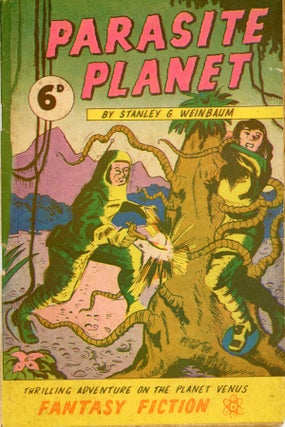 #160510) PARASITE PLANET [cover title]. Stanley G. Weinbaum