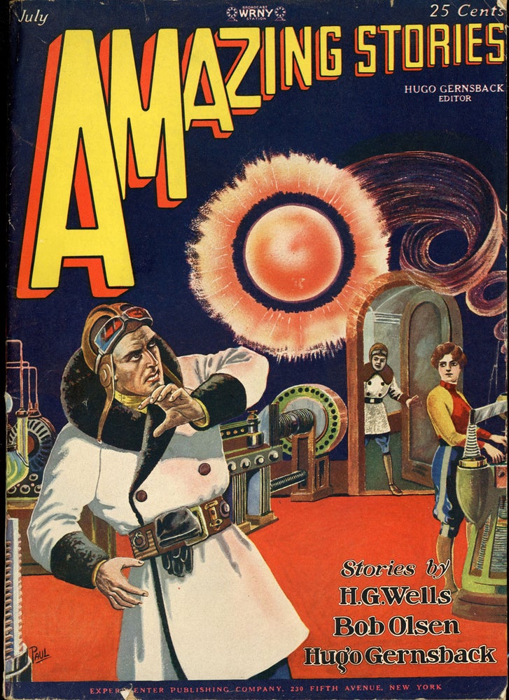 (#160515) AMAZING STORIES. July 1928 ., Hugo Gernsback, number 4 volume 3.