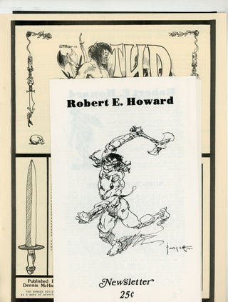 #160682) Robert E. Howard, THE. January 1976-July 1976 . ROBERT E. HOWARD NEWSLETTER, Dennis...