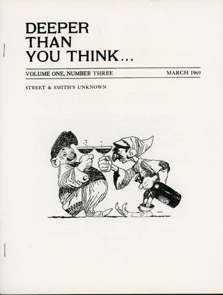 #160688) DEEPER THAN YOU THINK. March 1969 ., Joel Frieman, number 3 volume 1
