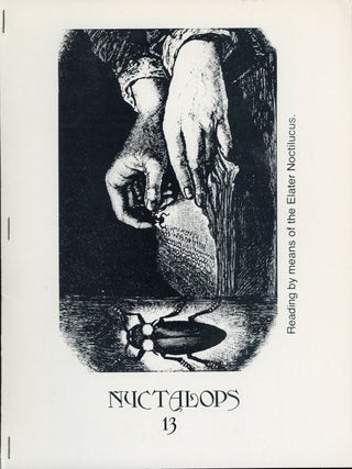 #160700) NYCTALOPS. May 1977 ., Harry O. Morris Jr, number 13