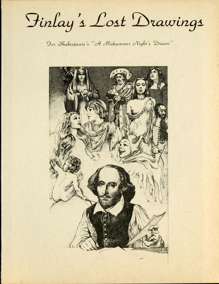 (#160845) FINLAY'S LOST DRAWINGS FOR SHAKESPEARE'S "A MIDSUMMER NIGHT'S DREAM." Virgil Finlay.