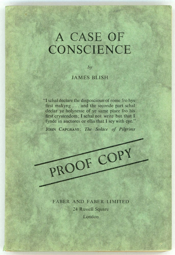 (#161011) A CASE OF CONSCIENCE. James Blish.