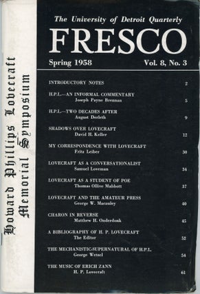 #161124) FRESCO. Spring 1958 ., Steve Eisner, number 3 volume 8