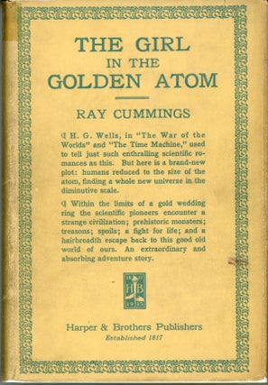 #161267) THE GIRL IN THE GOLDEN ATOM. Ra Cummings
