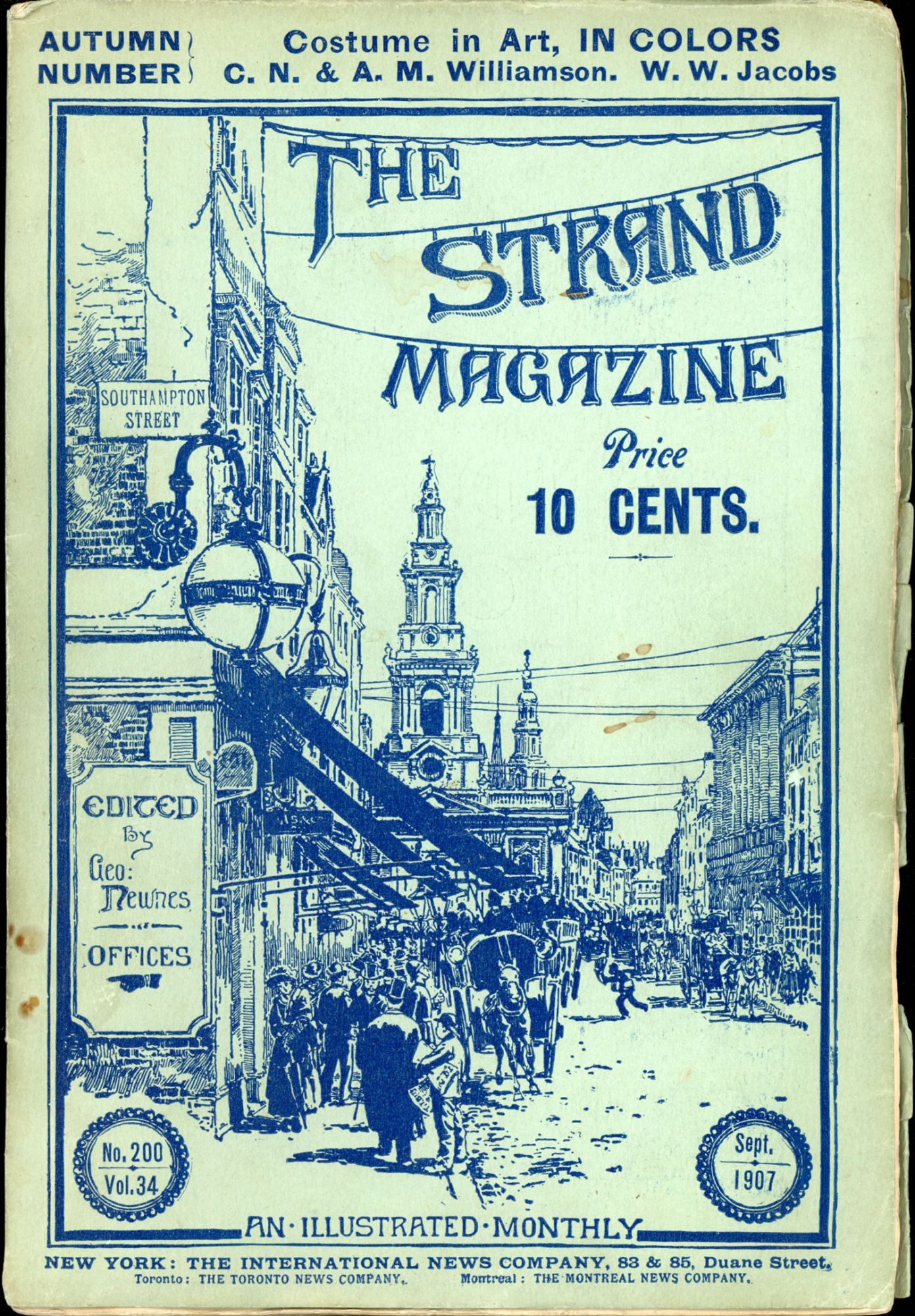 by THE. September 1907 . STRAND MAGAZINE: AN ILLUSTRATED on L. W. Currey,  Inc