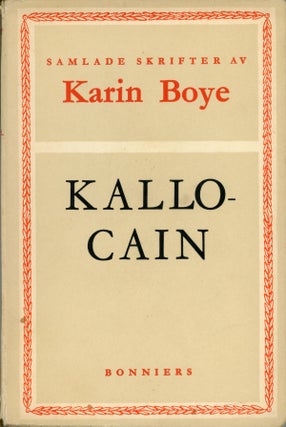 #162923) KALLOCAIN. Karin Boye