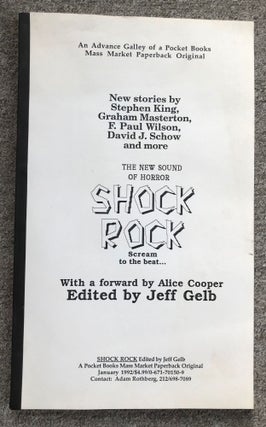 #163201) SHOCK ROCK. Jeff Gelb