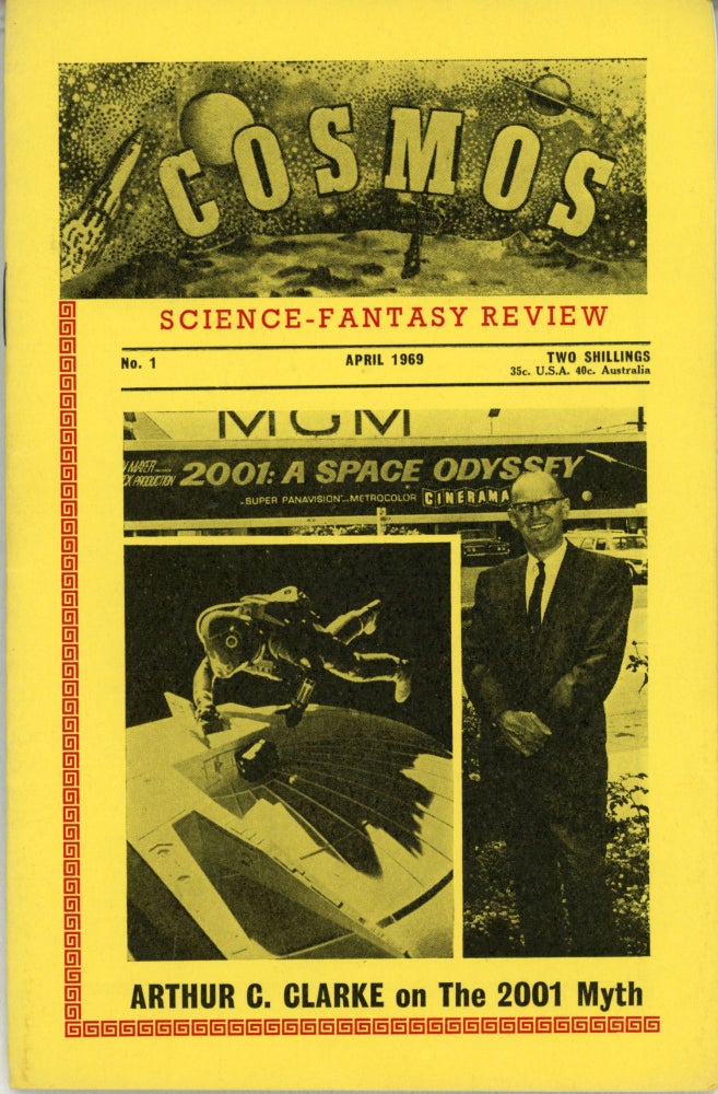(#163789) COSMOS: THE SCIENCE-FANTASY REVIEW. April 1969-June/July 1969 ., Walter Gillings, numbers.