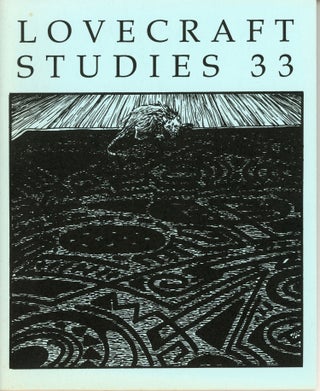 #163794) LOVECRAFT STUDIES. Fall 1995 ., S. T. Joshi, number 33