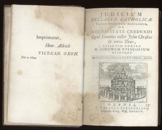 #163985) JUDICIUM ECCLESIAE CATHOLICAE TRIUM PRIMORUM SECULORUM, DE NECESSITATE CREDENDI QUOD...