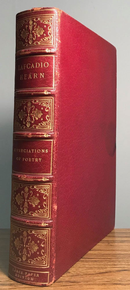 (#164103) APPRECIATIONS OF POETRY ... Selected and Edited with an Introduction by John Erskine. Lafcadio Hearn.