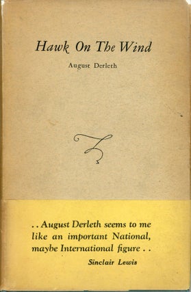 #164174) HAWK ON THE WIND: POEMS. August Derleth