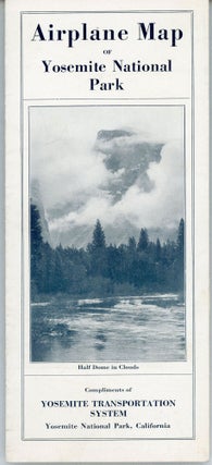 #164489) Airplane map of Yosemite National Park compliments of Yosemite Transportation System...