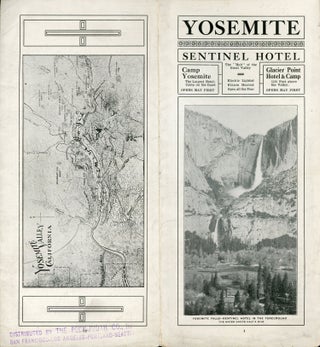#164833) Yosemite Sentinel Hotel the "hub" of the great valley electric lighted steam heated open...