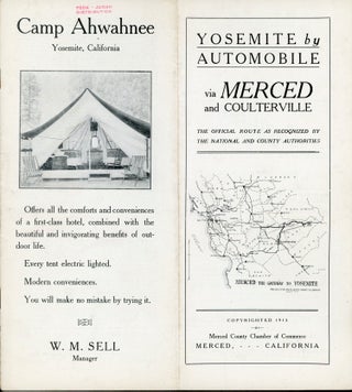 #164834) Yosemite by Automobile via Merced and Coulterville the official route as recognized by...