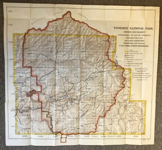 Yosemite National Park showing boundaries established by Act of Congress approved June 11, 1906 and lands eliminated therefrom and placed in the Sierra Forest Reservation ... Recommended in Report of Yosemite Park Commission dated Aug. 31, 1904 ... Scale, 1 inch 2 miles.