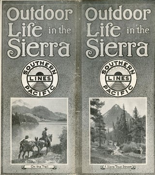 #164904) Outdoor life in the Sierra [cover title]. SOUTHERN PACIFIC COMPANY