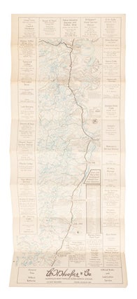 Tourist map of the eastern High Sierra from Sierraville, California, south to Olancha, California [title supplied].