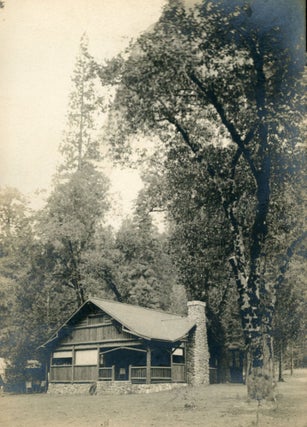 #164944) [Yosemite Valley] Mother Curry's bungalow, Camp Curry, Yosemite Valley. Gelatin silver...