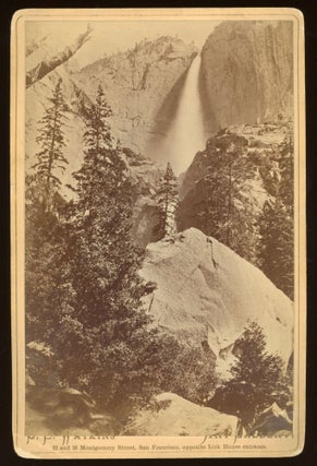 #164946) [Yosemite Valley] Upper Yosemite Fall, Yosemite Valley, Cal. Albumen print. CARLETON E....