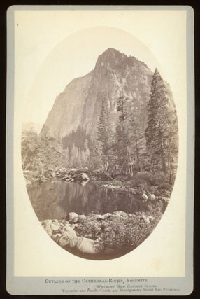 #164947) [Yosemite Valley] Outline of the Cathedral Rocks, Yosemite. Albumen print. CARLETON E....
