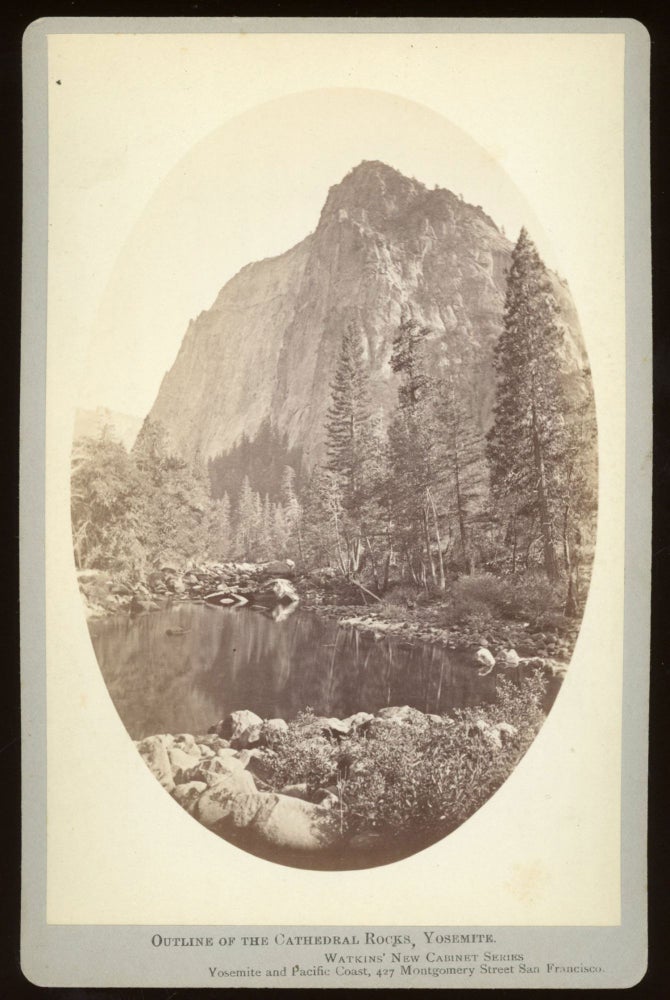 (#164947) [Yosemite Valley] Outline of the Cathedral Rocks, Yosemite. Albumen print. CARLETON E. WATKINS.