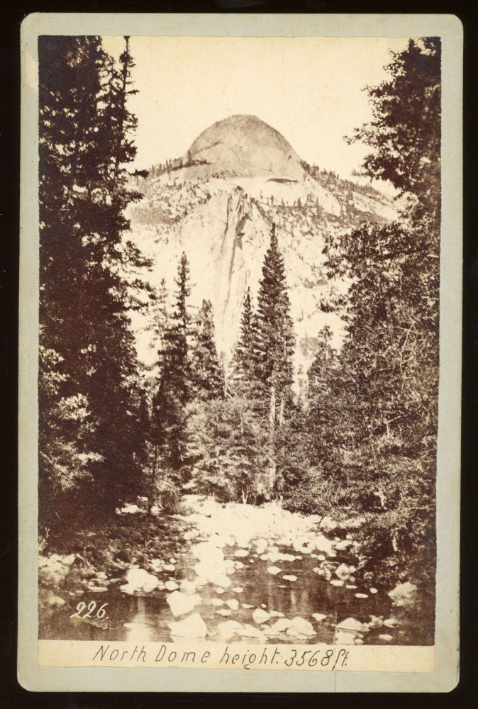 (#164950) [Yosemite Valley] North Dome height 3568 ft. Albumen print. GUSTAVUS FAGERSTEEN.