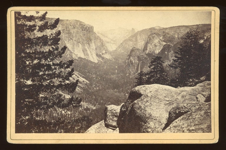 (#164976) [Yosemite Valley] The Yosemite Valley, from the Mariposa Trail. Albumen print. CARLETON E. WATKINS.