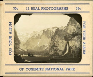 #165009) 12 real photographs of Yosemite National Park for your album [card mailing folder...