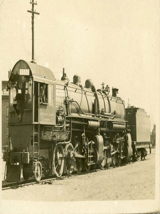 #165026) MALLET COMPOUND S. P. FREIGHT ENGINE SIERRA GRADE. Real photo post card (RPPC)....