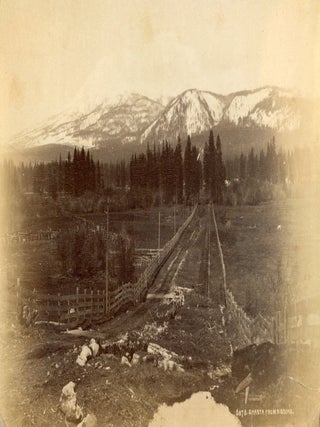 #165043) SHASTA FROM SISSONS. Albumen print. James William Buel?, California, Shasta County,...