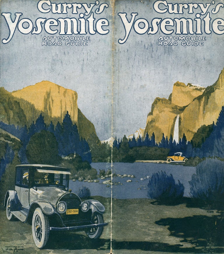 (#165052) Curry's Yosemite automobile road guide [cover title]. CAMP CURRY.