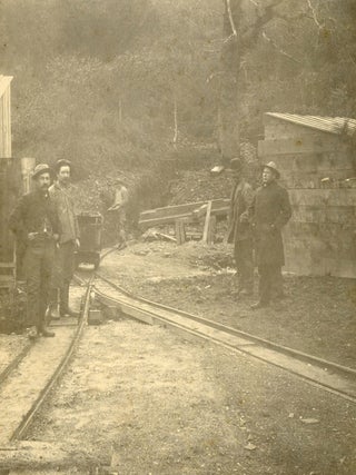 FOUR GELATIN SILVER PRINTS OF MINES IN GRASS VALLEY, CALIFORNIA.