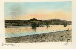 #165058) LAKE WATSON NEAR PRESCOTT, ARIZONA. Hand-colored photograph. Arizona, Yavapai County