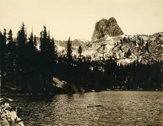 [High Sierra] Eight photographs of the Kings River Canyon High Sierra: The Great Western Divide and Rae Lake and Fin Dome [title supplied]. Monochrome sepia prints.