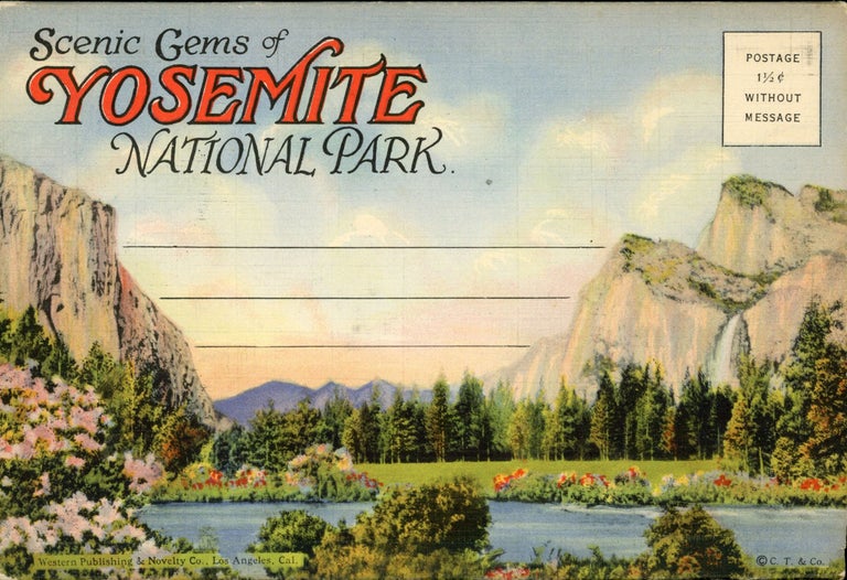(#165071) Scenic gems of Yosemite National Park ... [folder title]. WESTERN PUBLISHING AND NOVELTY COMPANY.