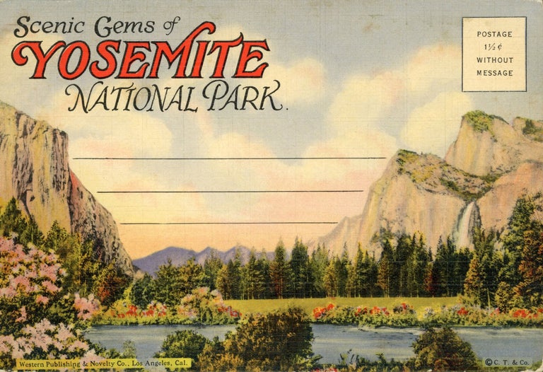(#165072) Scenic gems of Yosemite National Park ... [folder title]. WESTERN PUBLISHING AND NOVELTY COMPANY.