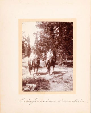 [Yosemite National Park] Album of photographs recording a vacation in Yosemite National Park in 1902.