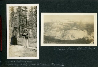 [Yosemite National Park] An album of photographs recording a vacation in Yosemite National Park, circa 1915 or later.