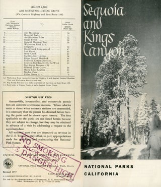 #165105) Sequoia and Kings Canyon National Parks [cover title]. UNITED STATES. DEPARTMENT OF THE...
