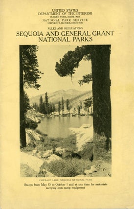#165108) Rules and regulations Sequoia and General Grant National Parks ... Season from May 15 to...