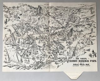 #165120) The Valley, Yosemite National Park. A Willy Nilly Map. WILLY NILLY MAP CO, CARROLL BARNES