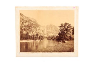 #165129) [Yosemite Valley] Falls of the Yo-Semite. (Great Grizzly Bear.) 2600 feet fall. EADWEARD...